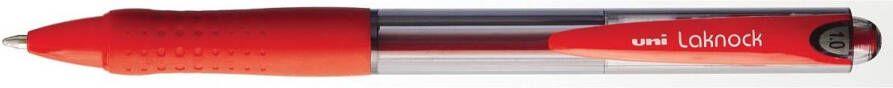 Uni-Ball Uni ball balpennen Laknock schrijfbreedte 0 4 mm schrijfpunt 1 mm medium punt rood