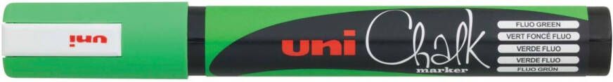 Uni-Ball Krijtmarker Uni ball fluo groen ronde punt van 1 8 2 5 mm