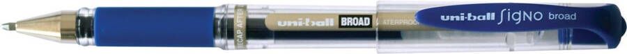 Uni-ball roller Signo Broad brede punt blauw