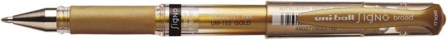 Uni-ball roller Signo Broad Creative brede punt goud
