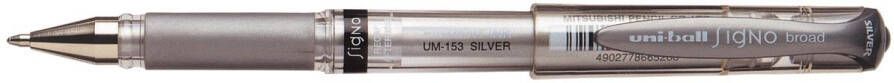 Uni-ball roller Signo Broad Creative brede punt zilver