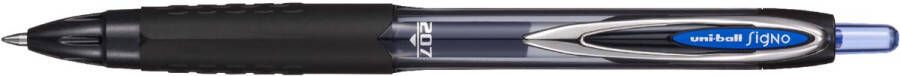 Uni-ball Signo RT207 roller intrekbaar schrijfbreedte 0 4 mm gerecycled plastic blauw
