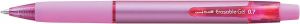 Uni-ball Uni ball gelroller Erasable Gel intrekbaar roze