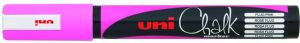 Uni-Ball Krijtmarker Uni ball fluo roze ronde punt van 1 8 2 5 mm