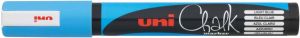 Uni-Ball Krijtmarker Uni ball lichtblauw ronde punt van 1 8 2 5 mm