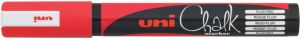 Uni-Ball Krijtmarker Uni ball rood ronde punt van 1 8 2 5 mm