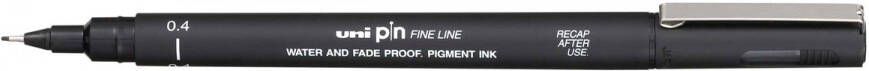 Uni-ball Uni Pin fineliner 0 4 mm ronde punt zwart