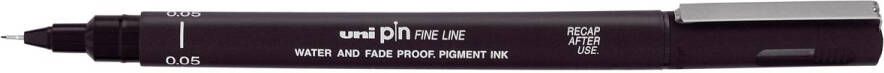 Uni-ball Uni Pin fineliner ronde punt 0 05 mm zwart