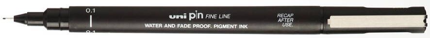 Uni-ball Uni Pin fineliner ronde punt 0 1 mm zwart