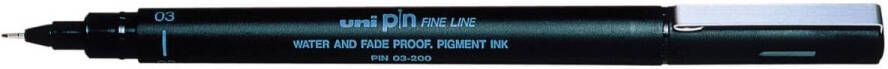 Uni-ball Uni Pin fineliner ronde punt 0 3 mm zwart