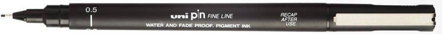 Uni-ball Uni Pin fineliner ronde punt 0 5 mm zwart