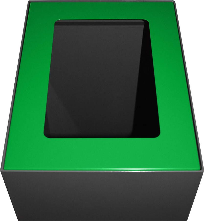 V-part top voor modulaire afvalbak 60 l groen