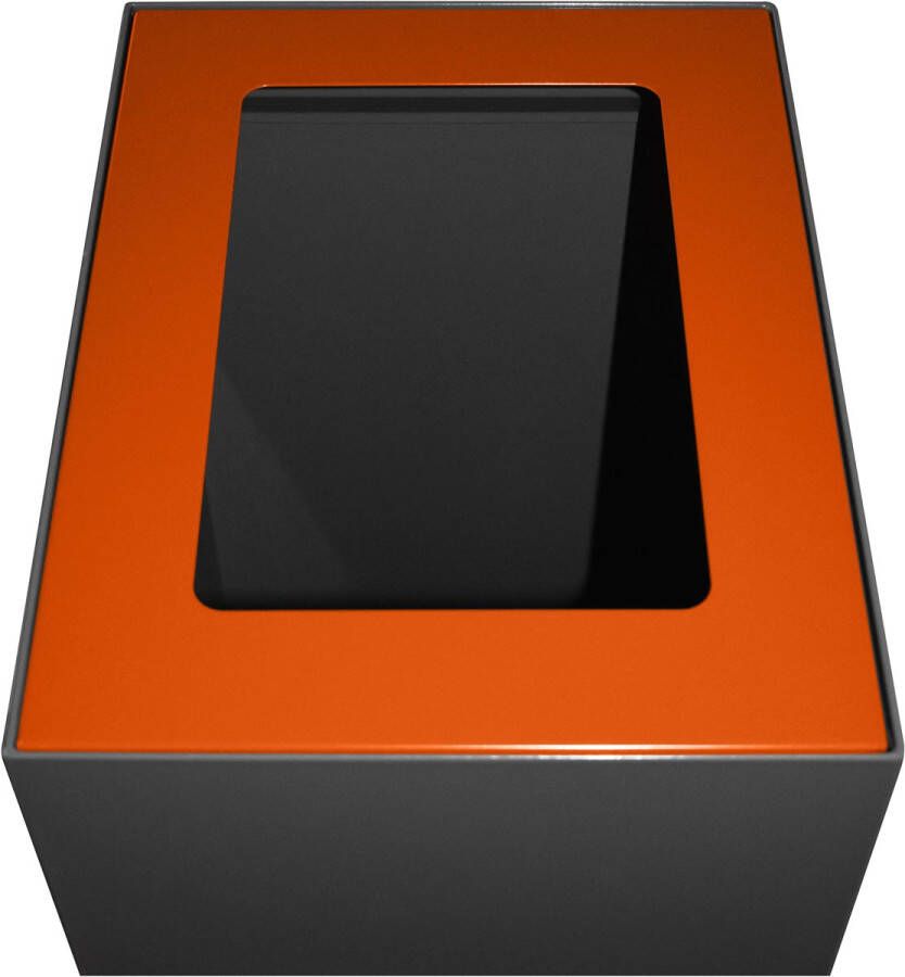 V-part top voor modulaire afvalbak 60 l oranje