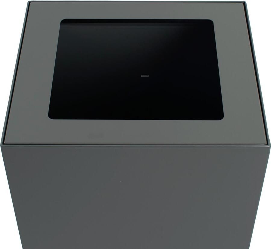 V-part top voor modulaire afvalbak 85 l en 90 l donkergrijs