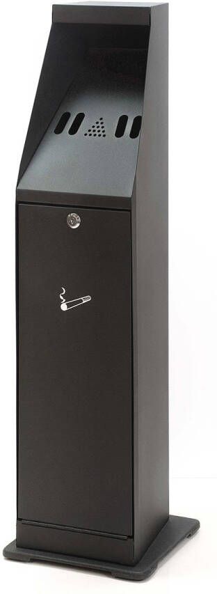 Vepa Bins Asbak staand zuil vrijstaand zwart 31043774