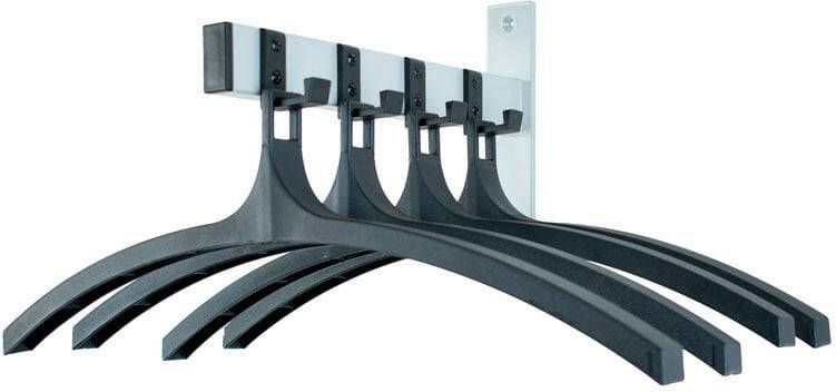 V-part wandgarderobe 4 haken met hangers