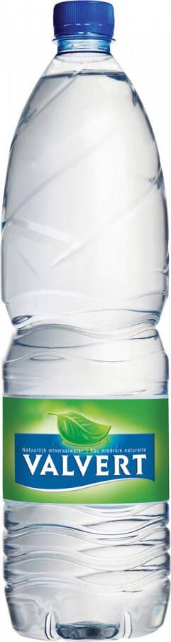 Valvert water fles van 1 5 liter pak van 6 stuks