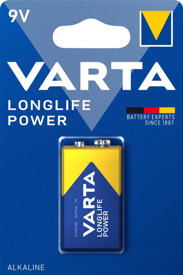 VARTA batterij Longlife Power 9V blister van 1 stuk