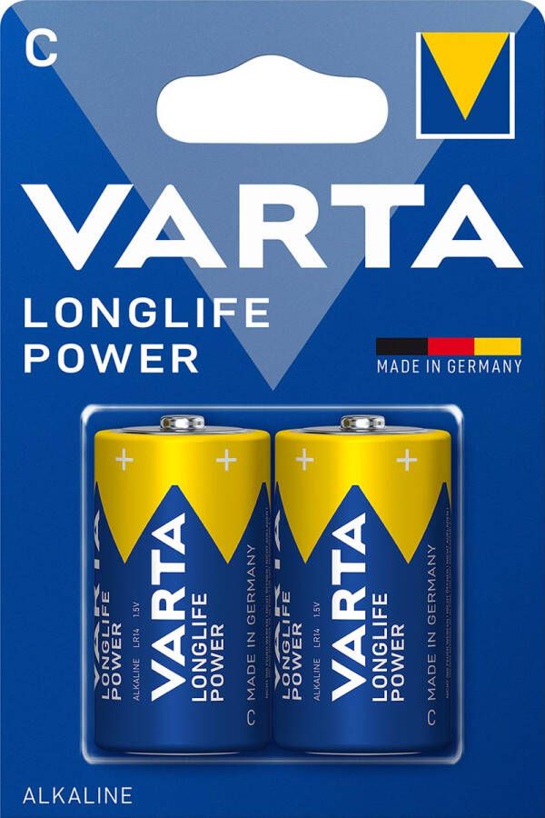 VARTA Batterij Longlife Power C blister van 2 stuks