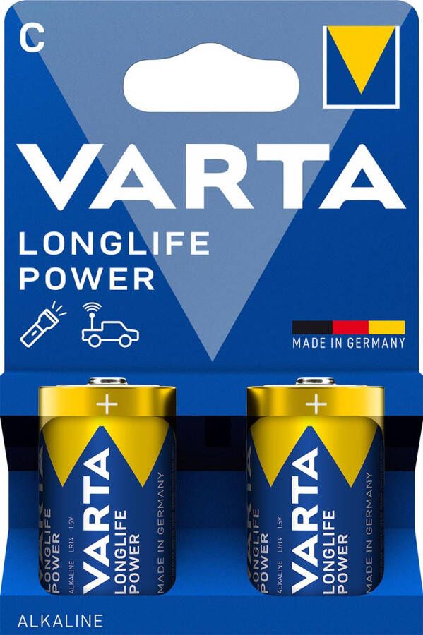 VARTA Batterij Longlife Power C blister van 2 stuks