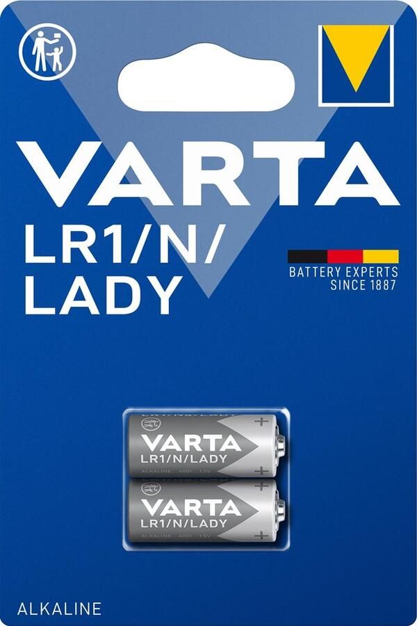 VARTA batterij Alkaline Special LR1 blister van 2 stuks