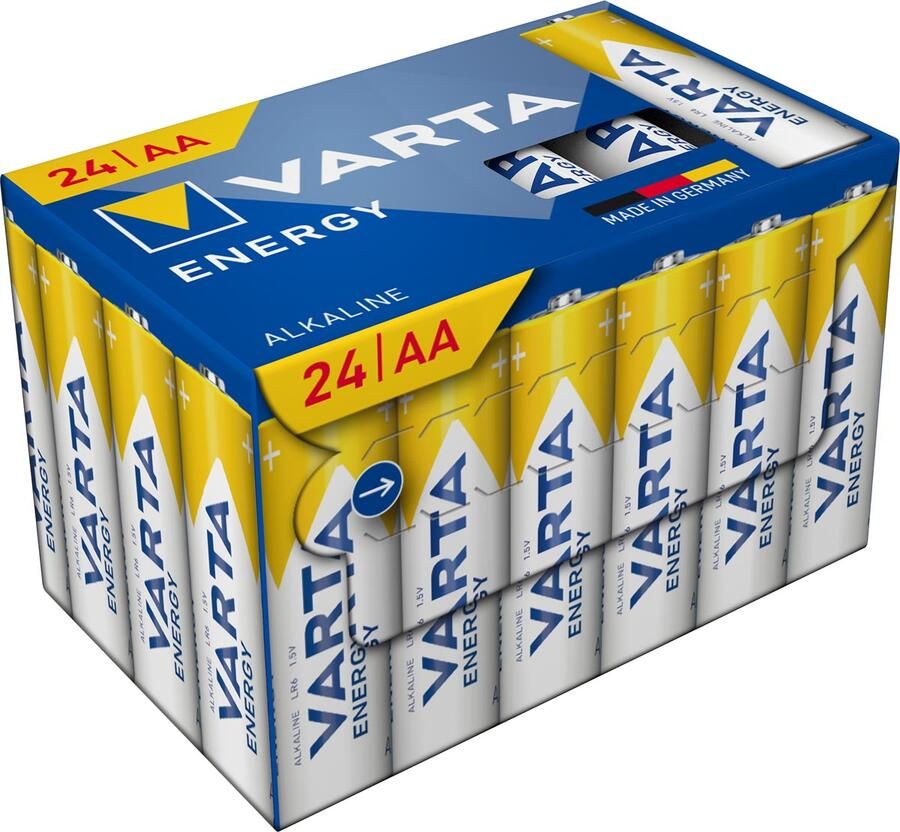 VARTA batterij Energy AA pak van 24 stuks