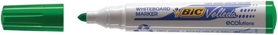 Bic Whiteboardmarker Velleda 1701 rond large groen - Foto 2