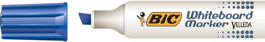 Bic Whiteboardstift 1781 blauw schuine punt 3.2-5.5mm