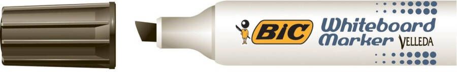 Bic Whiteboardstift 1781 zwart schuine punt 3.2-5.5mm