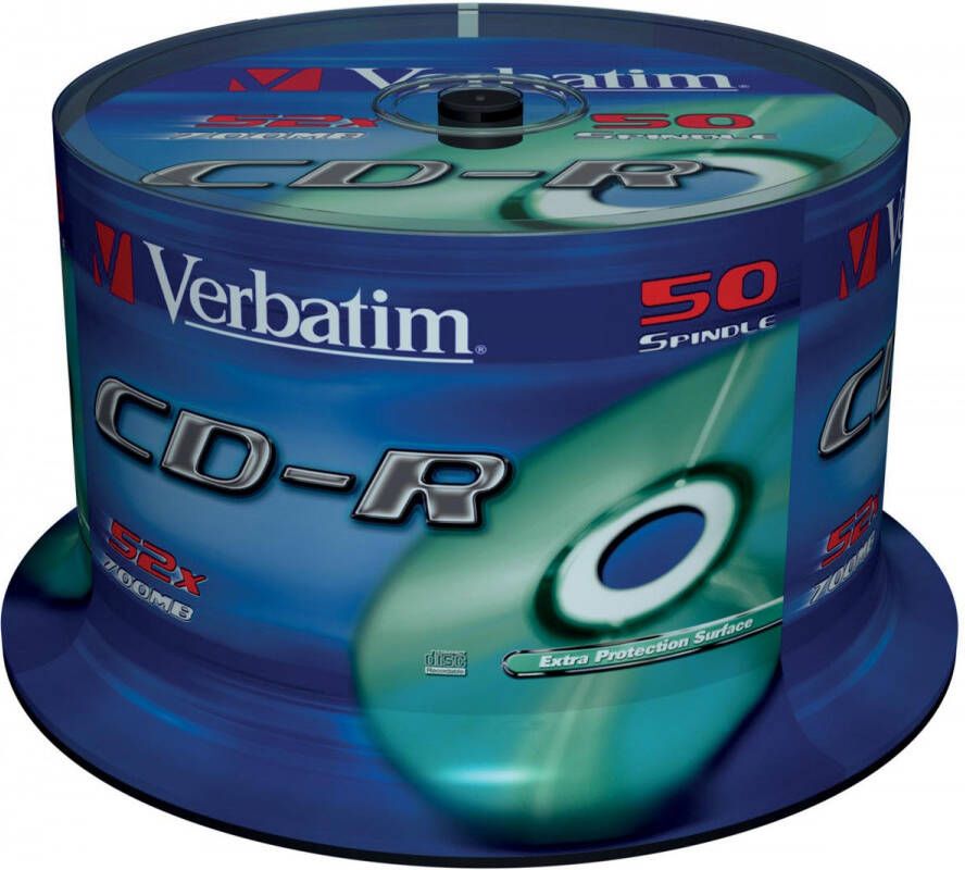 Verbatim CD recordable Extra Protection spindel van 50 stuks