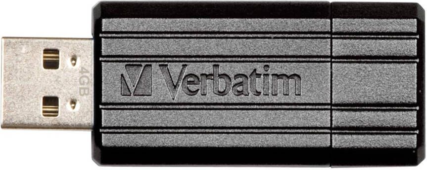 Verbatim PinStripe USB 2.0 stick 16 GB zwart