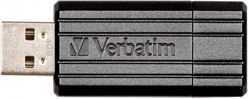 Verbatim PinStripe USB 2.0 stick 16 GB zwart