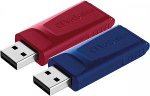 Verbatim USB 2.0 Slider USB stick 32 GB pak van 2 stuks