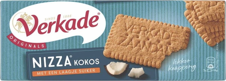 Verkade Nizza koekjes kokos pak van 240 gram