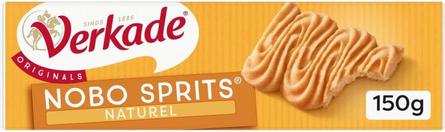 Verkade Nobo Sprits koekjes natural pak van 150 gram
