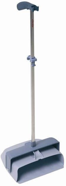 Vileda gesloten stofblik Dustpan met aluminium steel