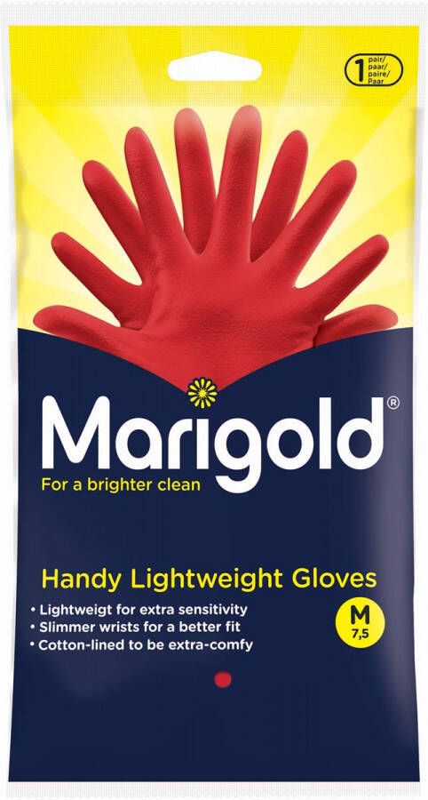 Vileda handschoenen Marigold Handy medium rood