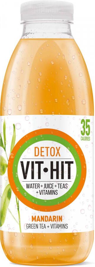 Vit Hit vitaminedrank Detox flesje van 50 cl pak van 12 stuks