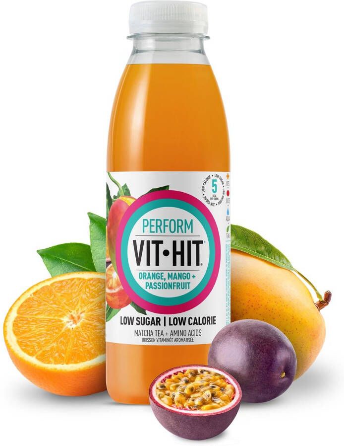 Vit Hit vitaminedrank Perform flesje van 50 cl pak van 12 stuks