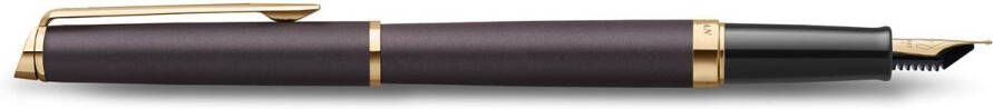 Waterman Hémisphère Metalic vulpen fijn zwart GT giftbox