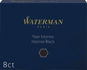 Waterman inktpatronen Standard zwart pak van 8 stuks
