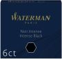 Waterman Inktpatroon internationaal zwart pak Ã  6 stuks - Thumbnail 1