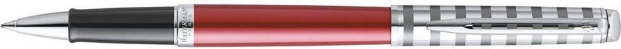 Waterman roller HÃÂ©misphÃÂ¨re Deluxe Red met palladium detail