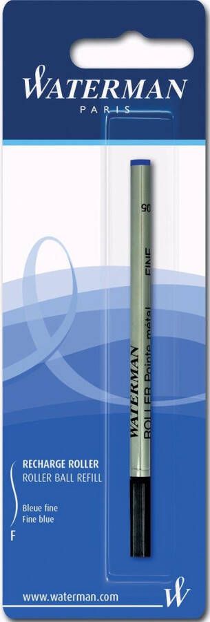 Waterman Rollerpenvulling fijn blauw blister Ã  1 stuk