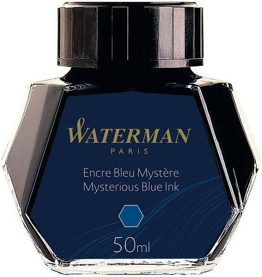 Waterman vulpeninkt 50 ml blauw (Mysterious)