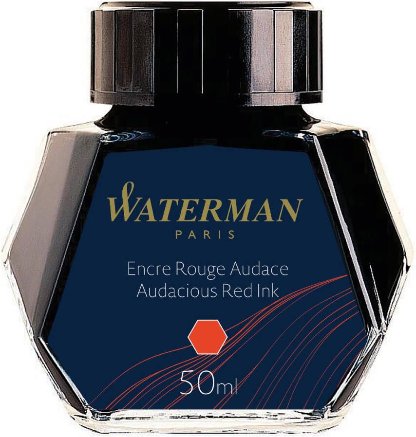Waterman vulpeninkt 50 ml rood (Audacious)