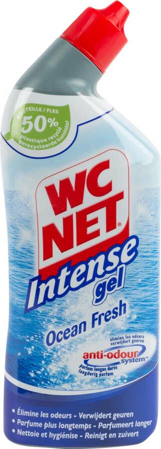 WC Net toiletreiniger Intense Ocean Fresh fles van 750 ml