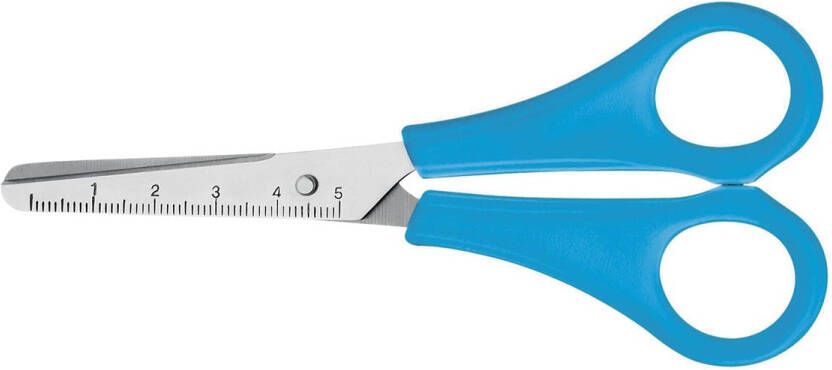 Westcott Kinderschaar 130mm ronde punt lichtblauw