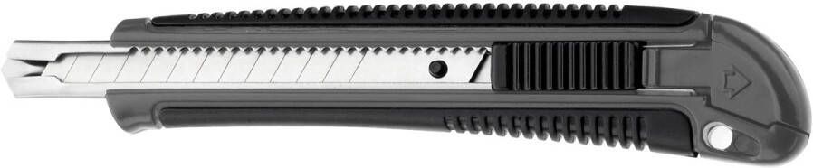 Westcott Snijmes professional 9mm met schuifsluiting grijs zwart