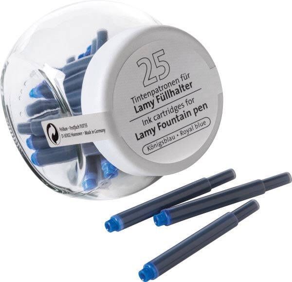 Pelikan Inktpatroon voor Lamy vulpen koningsblauw pot à 25 stuks